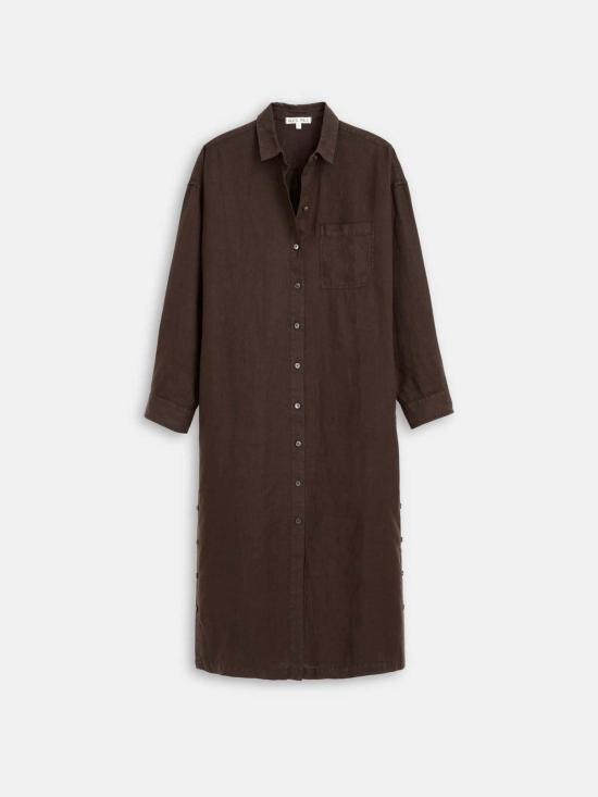  알렉스 밀 롱 원피스 케리 린넨 드레스 - ALEX MILL