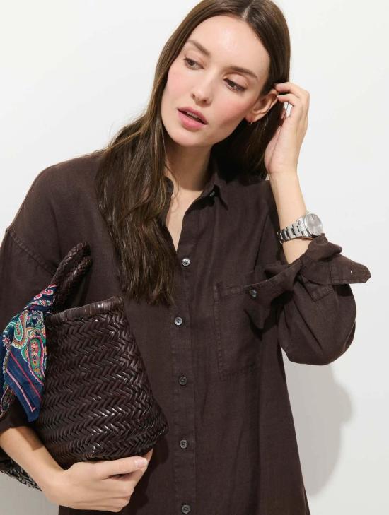  알렉스 밀 롱 원피스 케리 린넨 드레스 - ALEX MILL