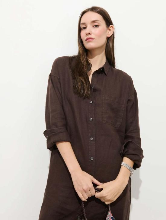  알렉스 밀 롱 원피스 케리 린넨 드레스 - ALEX MILL