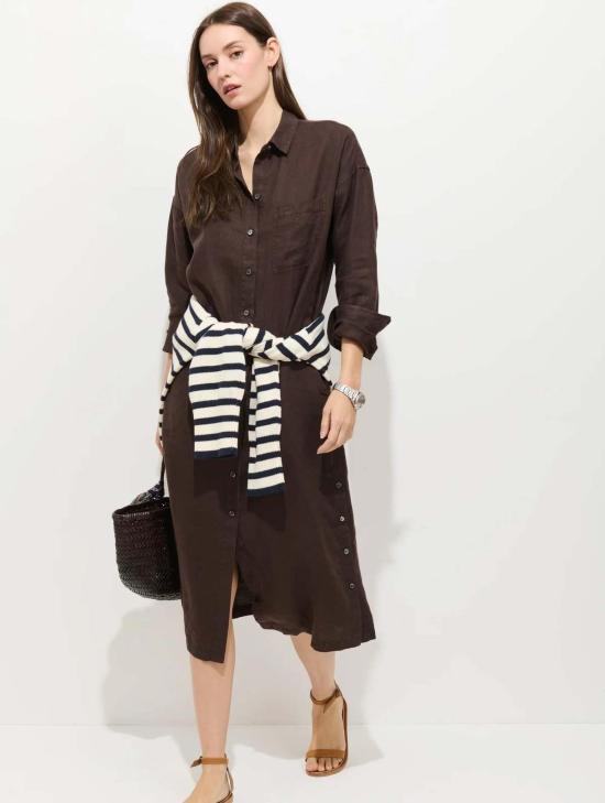  알렉스 밀 롱 원피스 케리 린넨 드레스 - ALEX MILL