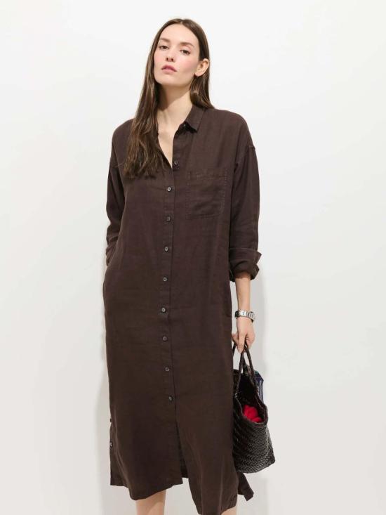  알렉스 밀 롱 원피스 케리 린넨 드레스