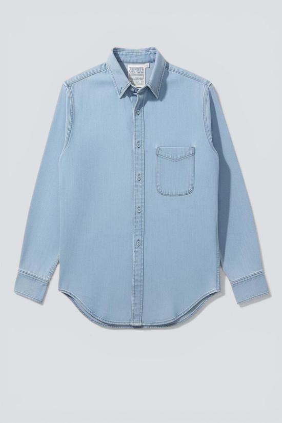  영메이븐 블라우스 Jungmaven 라이트 데님 카탈리나 셔츠