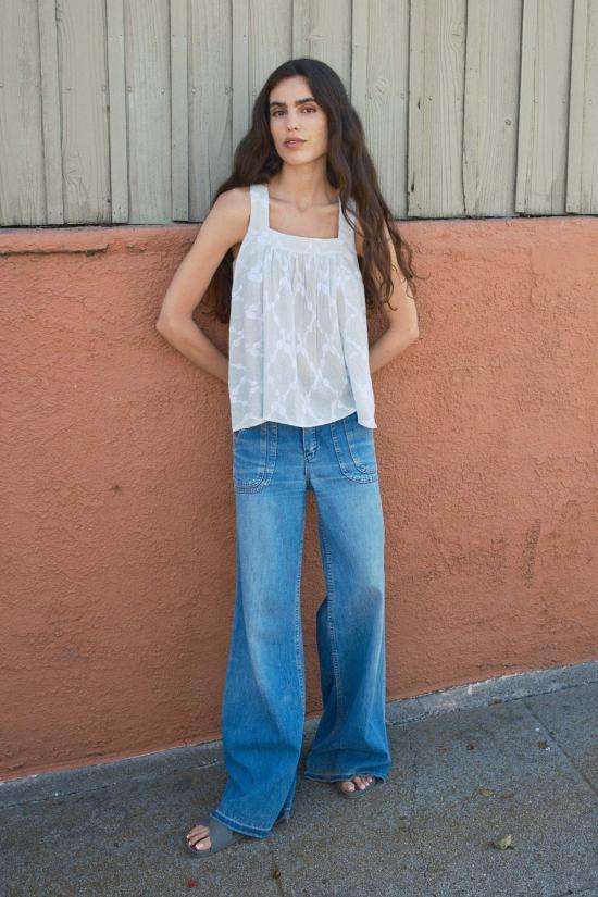  에이스 앤 지그 블라우스 에이스 & 지그 퀸시 탑 - ACE & JIG