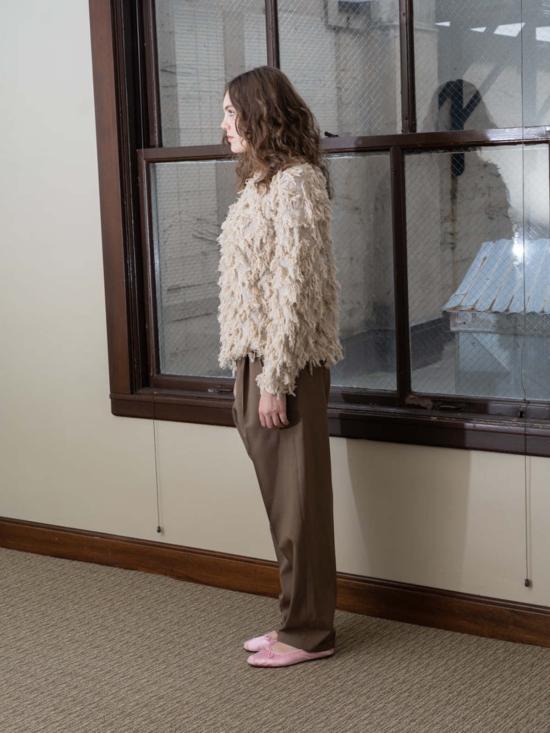  로렌 마누지안 스웨터 로렌 마누기안 터프티드 풀오버 - LAUREN MANOOGIAN