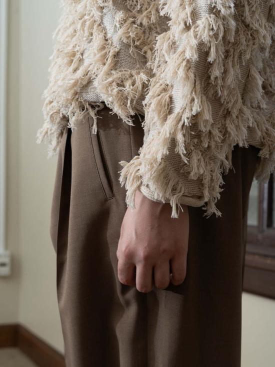  로렌 마누지안 스웨터 로렌 마누기안 터프티드 풀오버 - LAUREN MANOOGIAN