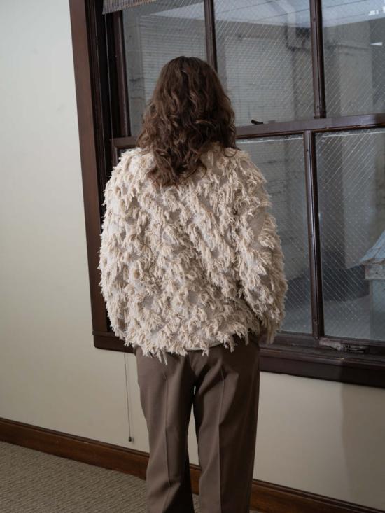  로렌 마누지안 스웨터 로렌 마누기안 터프티드 풀오버 - LAUREN MANOOGIAN