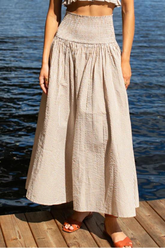  에머슨 프라이 롱 스커트 스모크 맥시 스커트