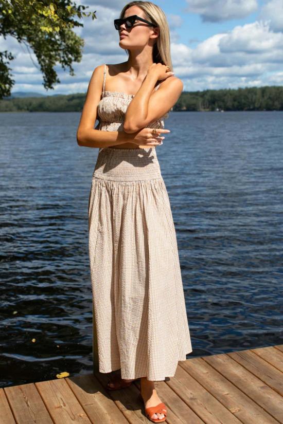  에머슨 프라이 롱 스커트 스모크 맥시 스커트 - EMERSON FRY