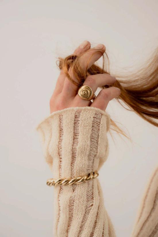  아만다 헌트 반지 나침반  청동 - AMANDA HUNT