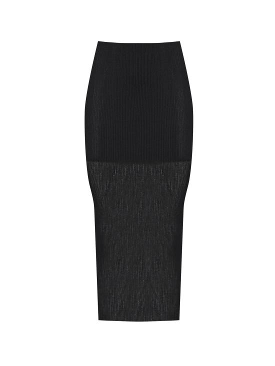 26SS 알베르타 페레티 롱 스커트 A0180103 0555 BLACK - ALBERTA FERRETTI