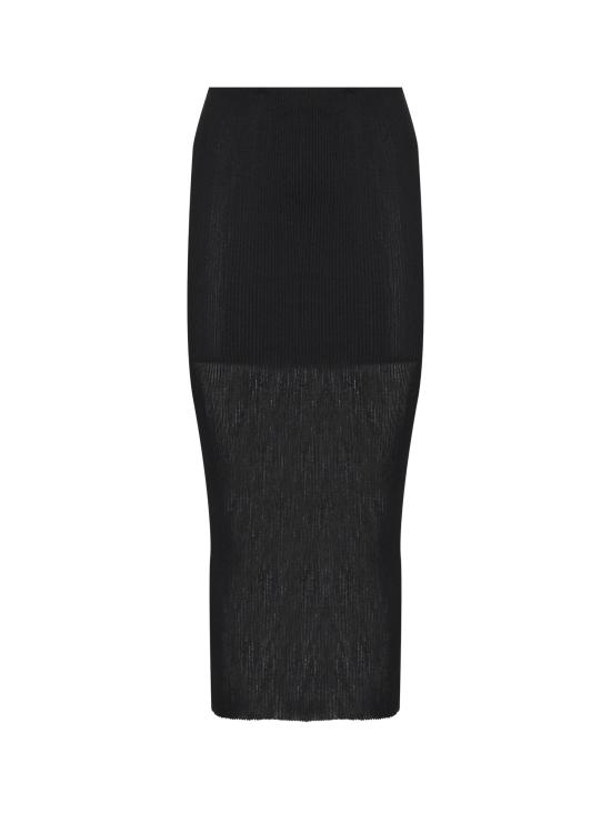 26SS 알베르타 페레티 롱 스커트 A0180103 0555 BLACK