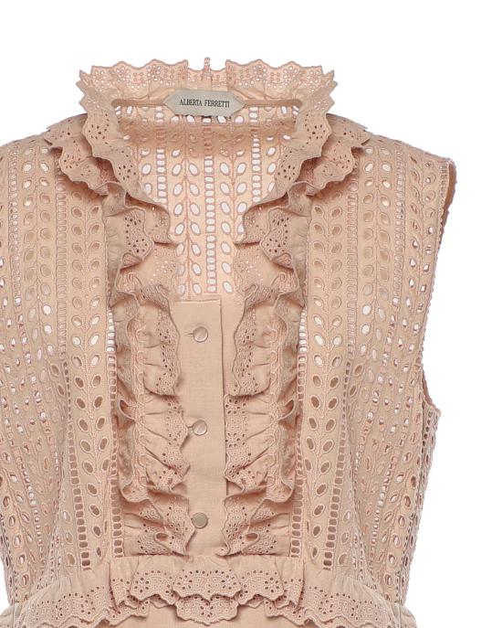 26SS 알베르타 페레티 민소매 티셔츠 A08081623 0180 - ALBERTA FERRETTI