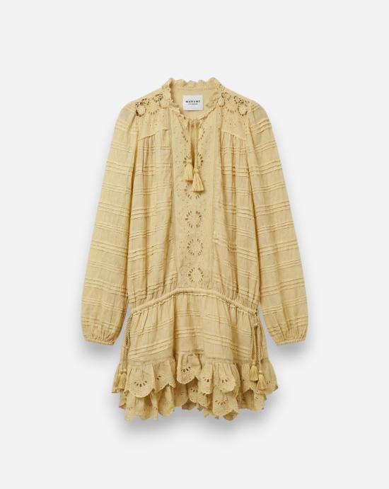 26SS 이자벨마랑 미디 원피스 RO0952FAD1J05E 10LC Light ochre