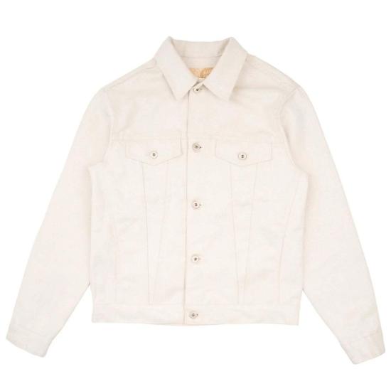  네이키드 & 페이머스 데님 자켓 네이키드앤페이머스 타비 셀비지 데님 재킷 오프화이트