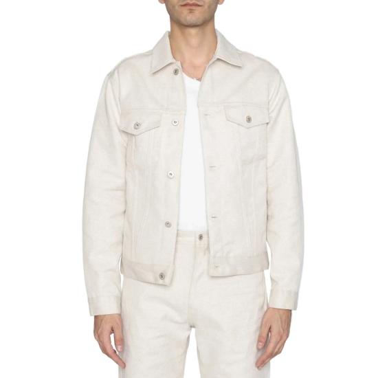  네이키드 & 페이머스 데님 자켓 네이키드앤페이머스 타비 셀비지 데님 재킷 오프화이트 - NAKED & FAMOUS