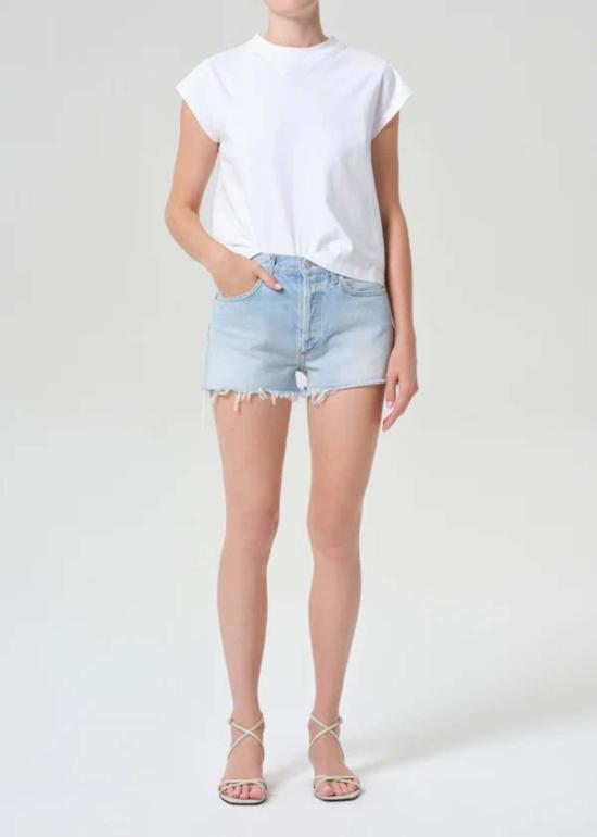  에이골디 데님 숏팬츠 아골드 파커 쇼트 컴백