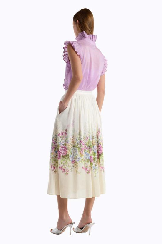  크리스티 린 롱 스커트 카트리나  카멜리아 멀티 - CHRISTY LYNN