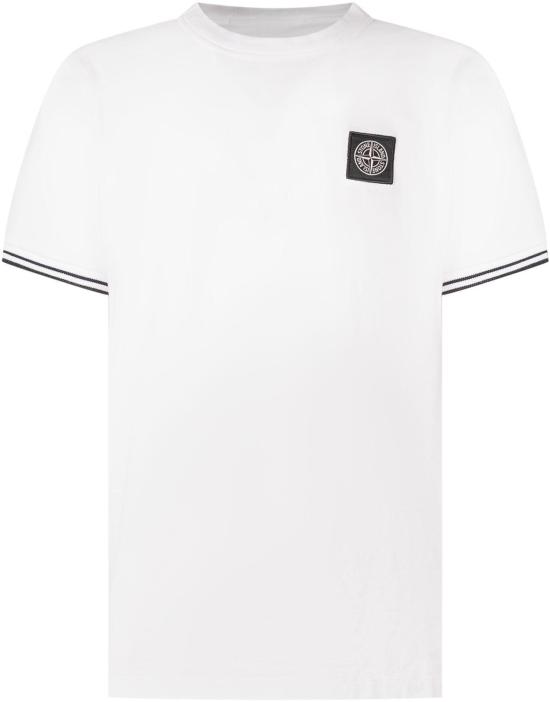 26SS [키즈] 스톤 아일랜드 티셔츠 L1S162100001S0018V1001 WHITE