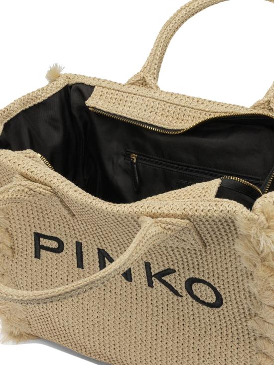 26SS 핑코 토트백 핸드백 베이지색 - PINKO