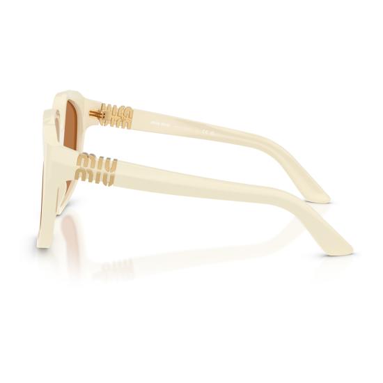  미우미우 안경 Miu Miu 0 Mu A07 S 옴브레 선글라스 Bianco - MIU MIU