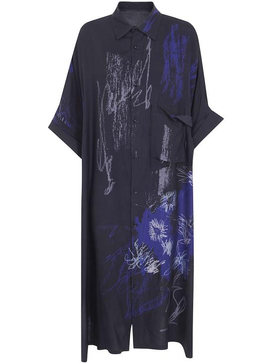 26SS 와이쓰리 미디 원피스 YK D17 214 1 BLACK