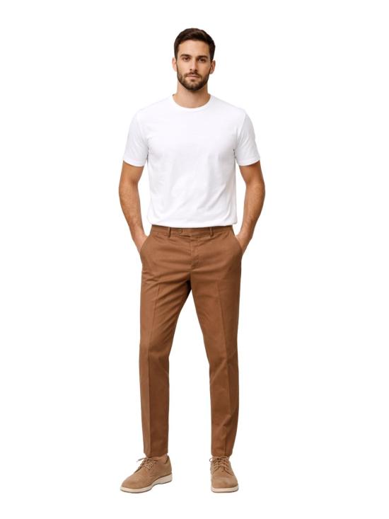 26SS 프랜지스 콜렉션 수트 팬츠 4C10EAUTXDJ3UE 14 Brown - FRANZESE COLLECTION