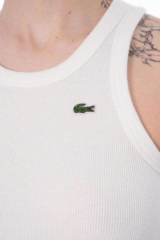 26SS 라코스테 민소매 티셔츠 TF5388 70V White - LACOSTE