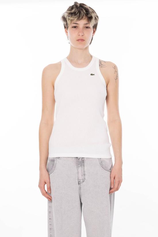 26SS 라코스테 민소매 티셔츠 TF5388 70V White