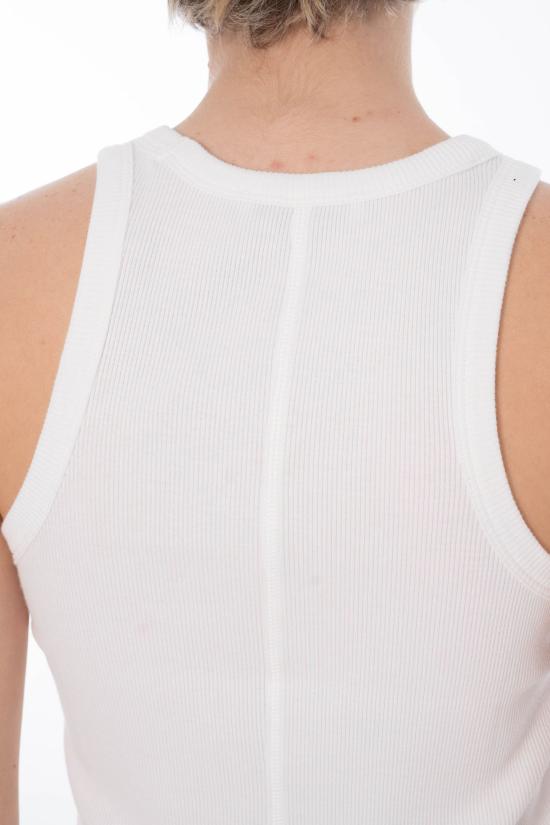 26SS 라코스테 민소매 티셔츠 TF5388 70V White - LACOSTE