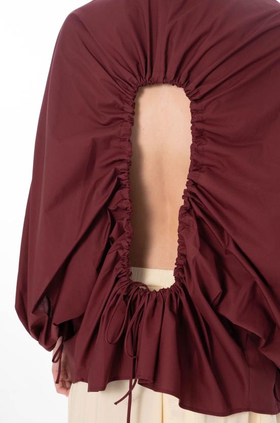 26SS 메이메이즈 셔츠 M6EA28 185 Burgundy - MEIMEIJ