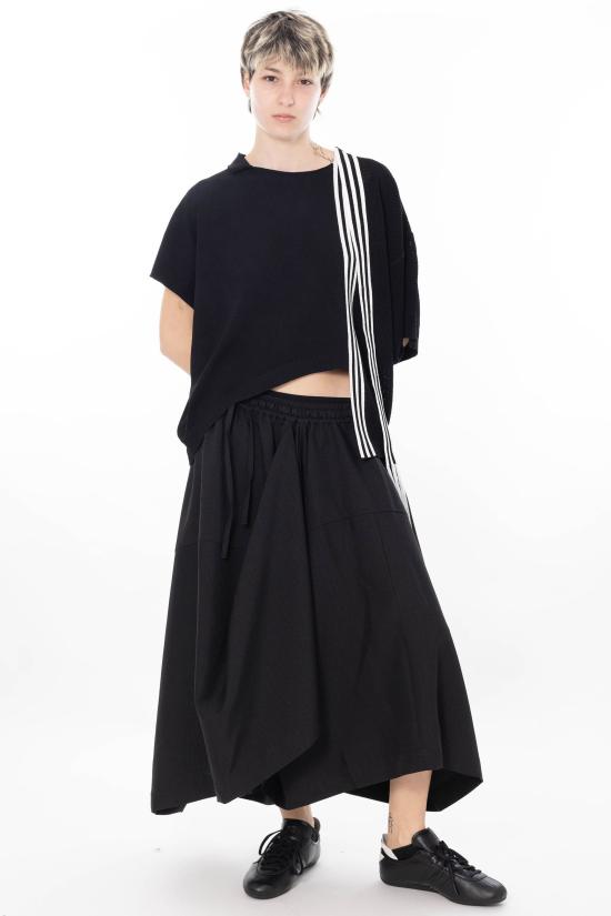 26SS 와이쓰리 롱 스커트 KG6001 BLACK - Y-3