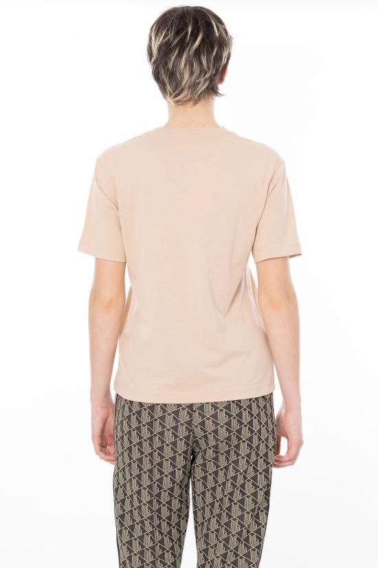 26SS 라코스테 반팔 티셔츠 TF7215 X6F Beige - LACOSTE