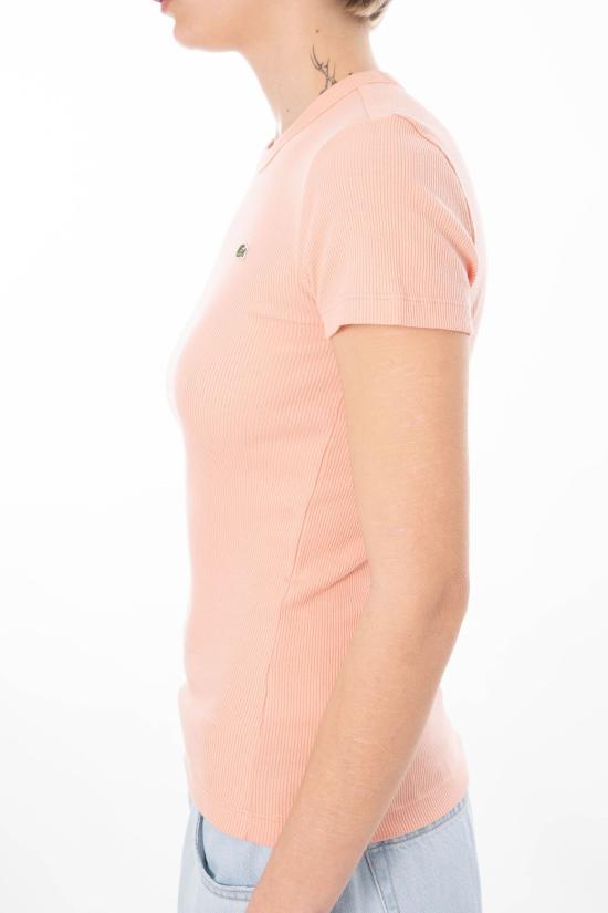 26SS 라코스테 반팔 티셔츠 TF5538 UI2 Pink - LACOSTE