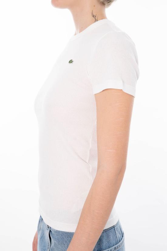 26SS 라코스테 반팔 티셔츠 TF5538 70V White - LACOSTE