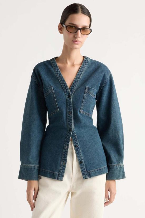  모던 시티즌 데님 자켓 에밋 데님 재킷 인디고 - MODERN CITIZEN