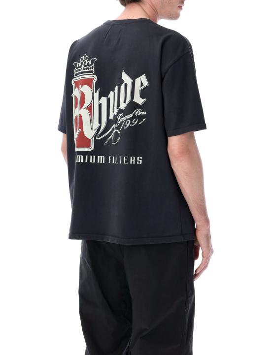 26SS 루드 반팔 티셔츠 RHSS26TT07012 3159 VINTAGE BLACK - RHUDE