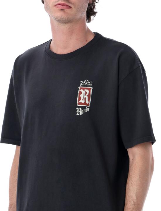 26SS 루드 반팔 티셔츠 RHSS26TT07012 3159 VINTAGE BLACK - RHUDE