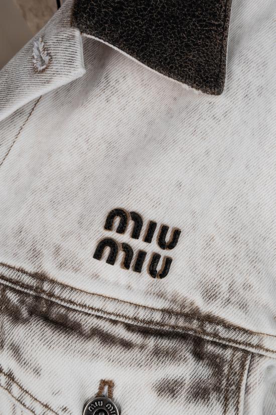 26SS 미우미우 자켓 GWB273183T F0009 Bianco - MIU MIU