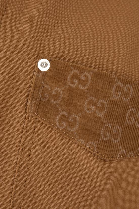 26SS 구찌 GG 디테일 집업 자켓 854304ZAUJI 2630 Marrone - GUCCI