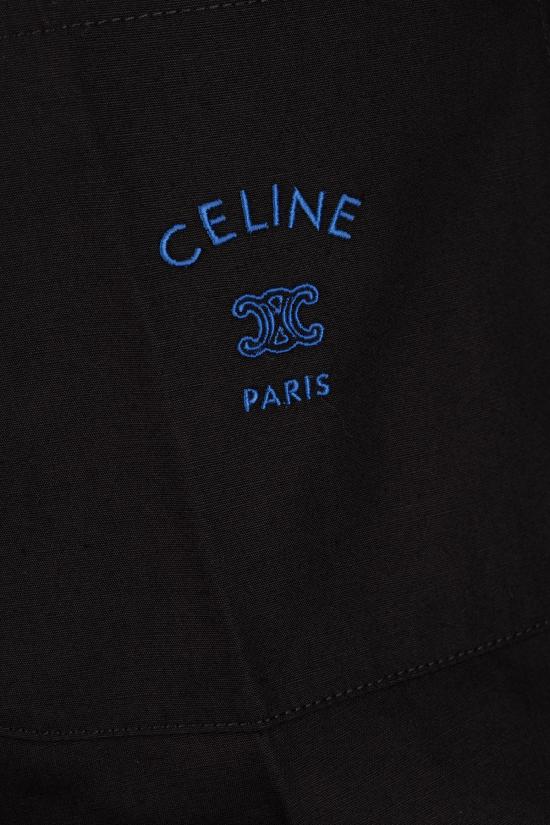 26SS 셀린느 스트레이트 팬츠 RP0TA3318 38NO BLACK - CELINE