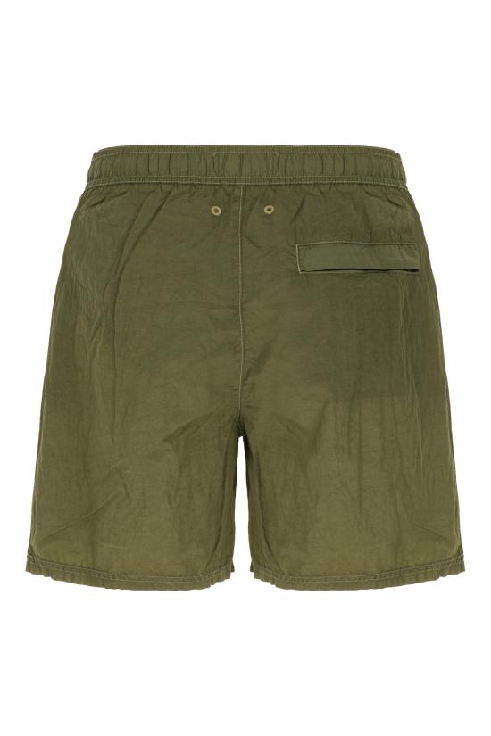 26SS 스톤 아일랜드 포켓 나일론 메탈 에코닐 에코닐 레귤러 핏 미드 렝스 스윔 쇼츠 S15B100004S0043 V005G MILITARY GREEN - STONE ISLAND