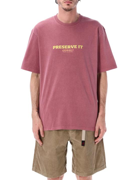 26SS 그라미치 반팔 티셔츠 G6SU T119 RP RED PIGMENT