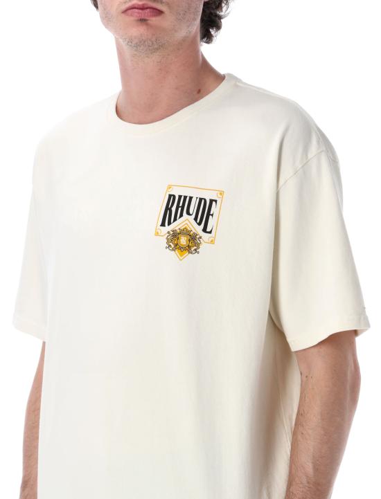 26SS 루드 반팔 티셔츠 RHSS26TT02012 6186 VINTAGE WHITE - RHUDE