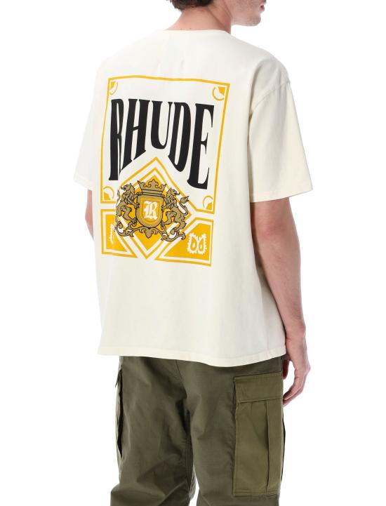 26SS 루드 반팔 티셔츠 RHSS26TT02012 6186 VINTAGE WHITE - RHUDE