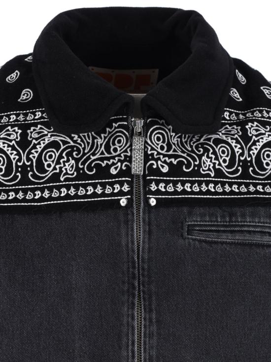 25FW 피디에프 가죽 자켓 DFM09027DF119WHBLK - PDF