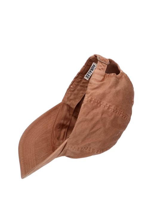 26SS 오라리 볼캡 A25AC06CP LIGHT BROWN Brown - AURALEE