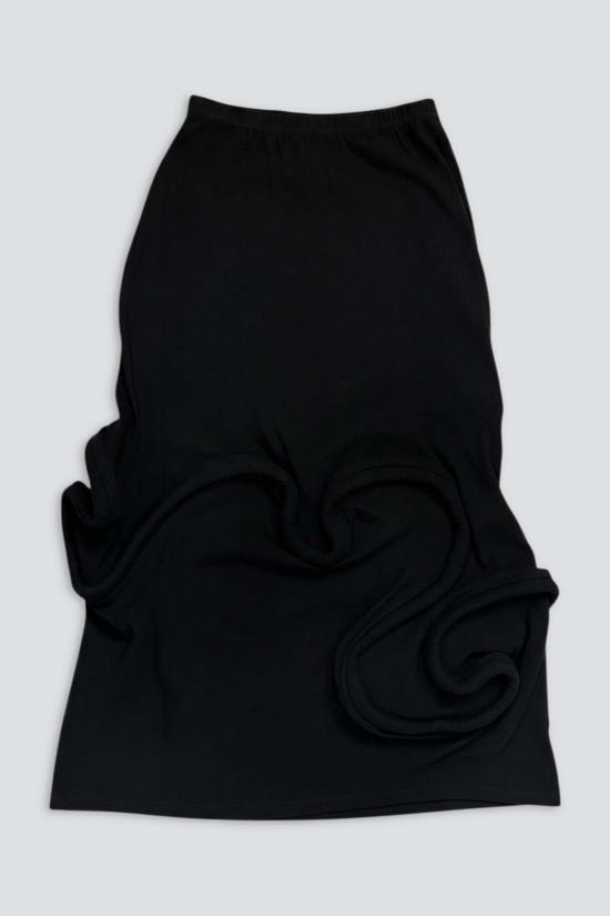  멜리타 바우마이스터 미디 스커트 스월리