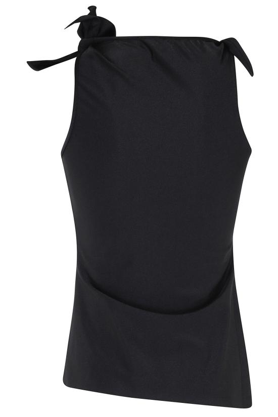  코페르니 블라우스 플라워 탑 블랙 - COPERNI