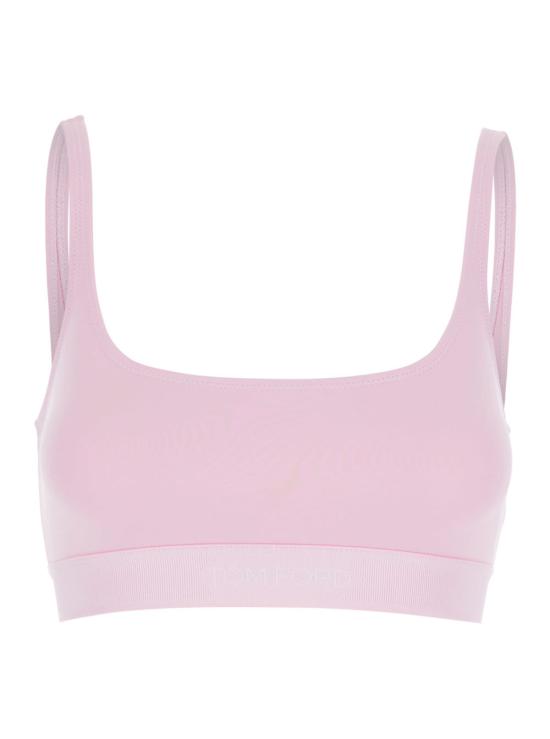  톰포드 브라 와이드넥 로고 레터링 모달 스트레치 렛 핑크