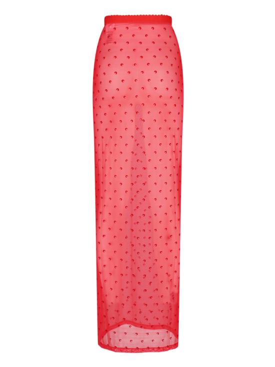 26SS 마린세르 롱 스커트 WSK145A CJER0107 RD10 Red - MARINE SERRE